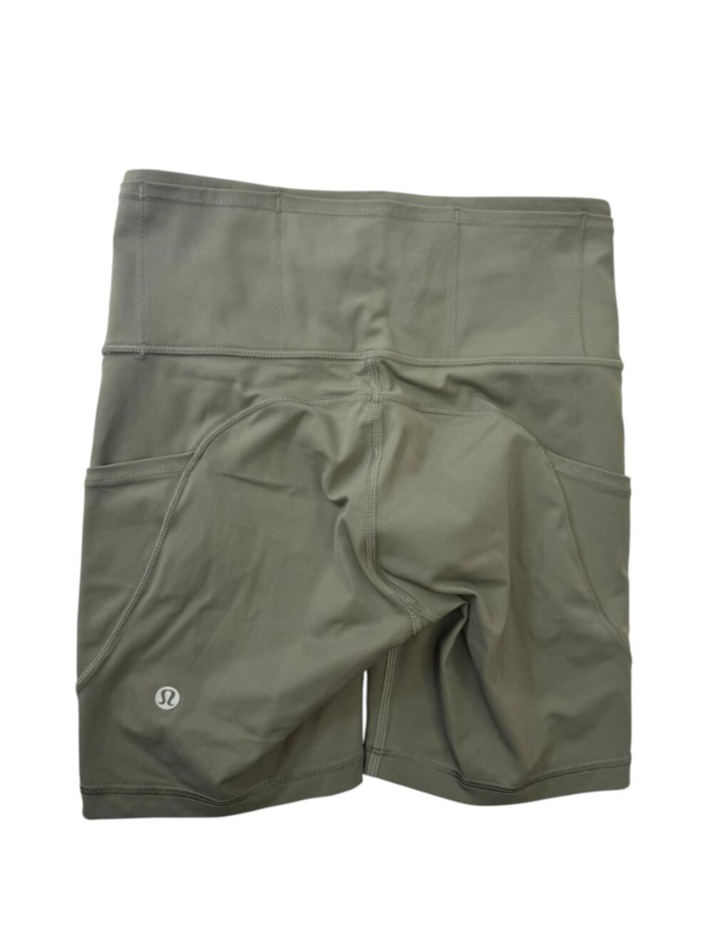 Lululemon Bike Shorts Olive Green Size Women's 4.  Small.  Side Pockets